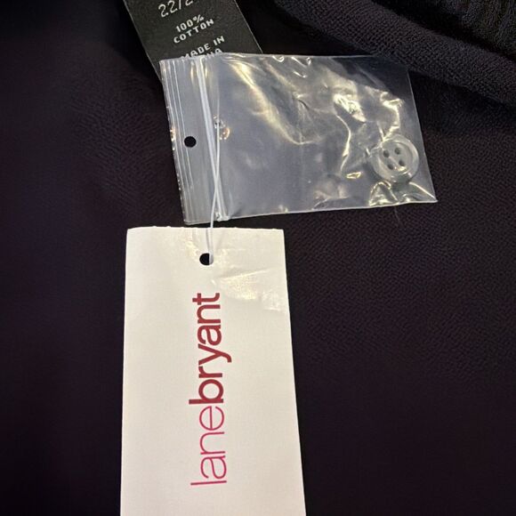 NWT Lane Bryant V Neck Button Down Women’s Black Cardigan Sweater 22/24 - Picture 9 of 10